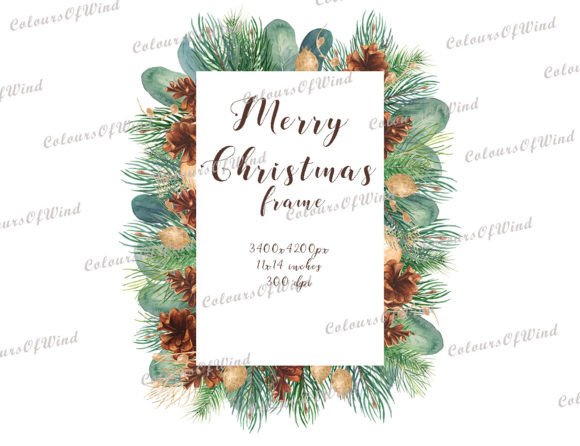 Download Christmas Tree Frame Clipart, Xmas PNG - Christmas Collection