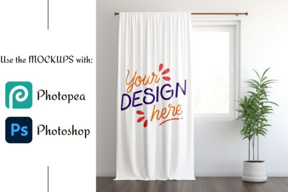 Download Window Curtains Mockup - Mockup Collection