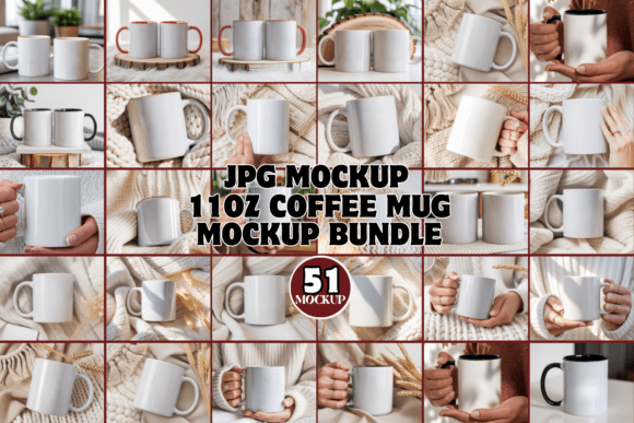 Download 11oz Coffee Mug Mockup Bundle - Mockup Collection