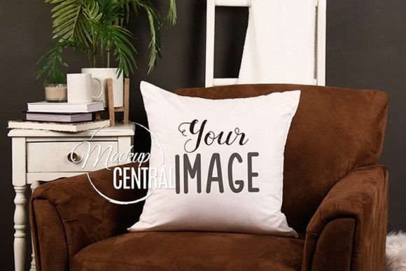Download Home Living Room Chair Mockup Pillow - Mockup Collection