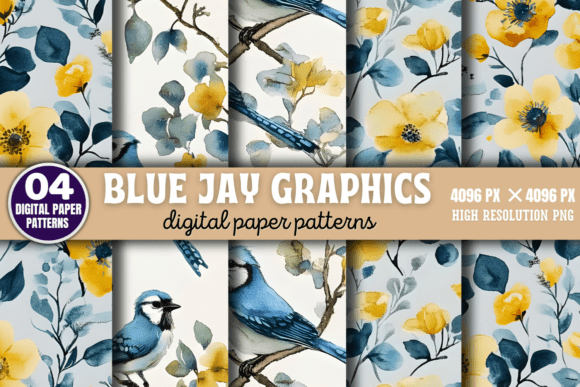 Download Blue Jay Graphics Patterns 6 - Patterns Collection