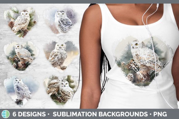 Download Christmas Snowy Owl Heart Distressed Cli - Christmas Collection