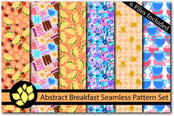 Download ABSTRACT BREAKFAST SEAMLESS PATTERNS - Patterns Collection