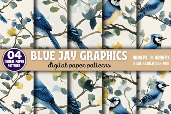 Download Blue Jay Graphics Patterns 2 - Patterns Collection