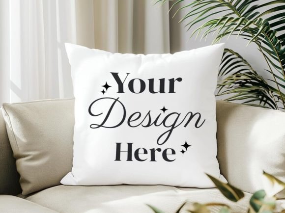 Download Home Living Room Pillow Mockup PSD - Mockup Collection
