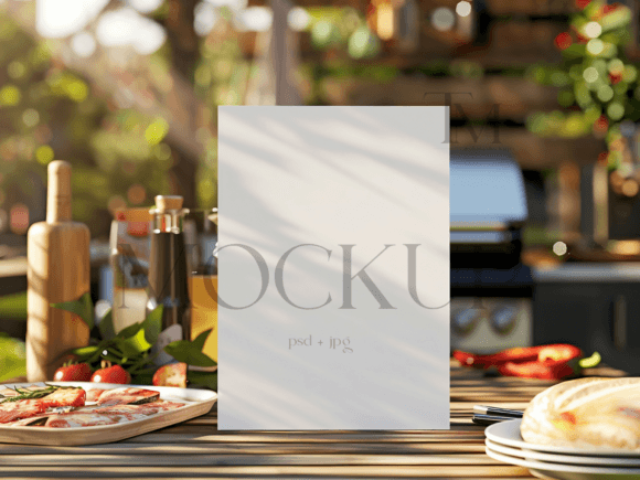 Download 5x7 Card Mockup Empty Card Mockup - Mockup Collection
