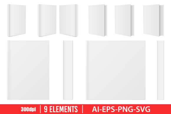 Download Stylish Book Mockup Clipart Vector - Mockup Collection