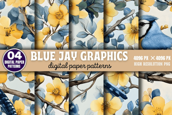 Download Blue Jay Graphics Patterns 4 - Patterns Collection