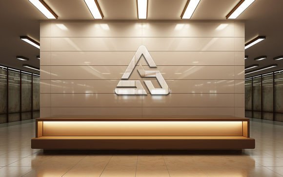 Download Indoor Glass Wall 3d Mockup - Mockup Collection