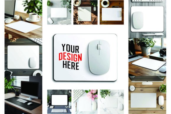 Download Mousepad White Free Mockups Bundle - Mockup Collection
