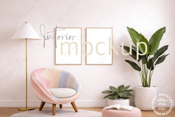 Download Frame Mockup Interio - 573 - Mockup Collection