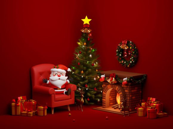 Download 3d Illustration Christmas Theme - Christmas Collection